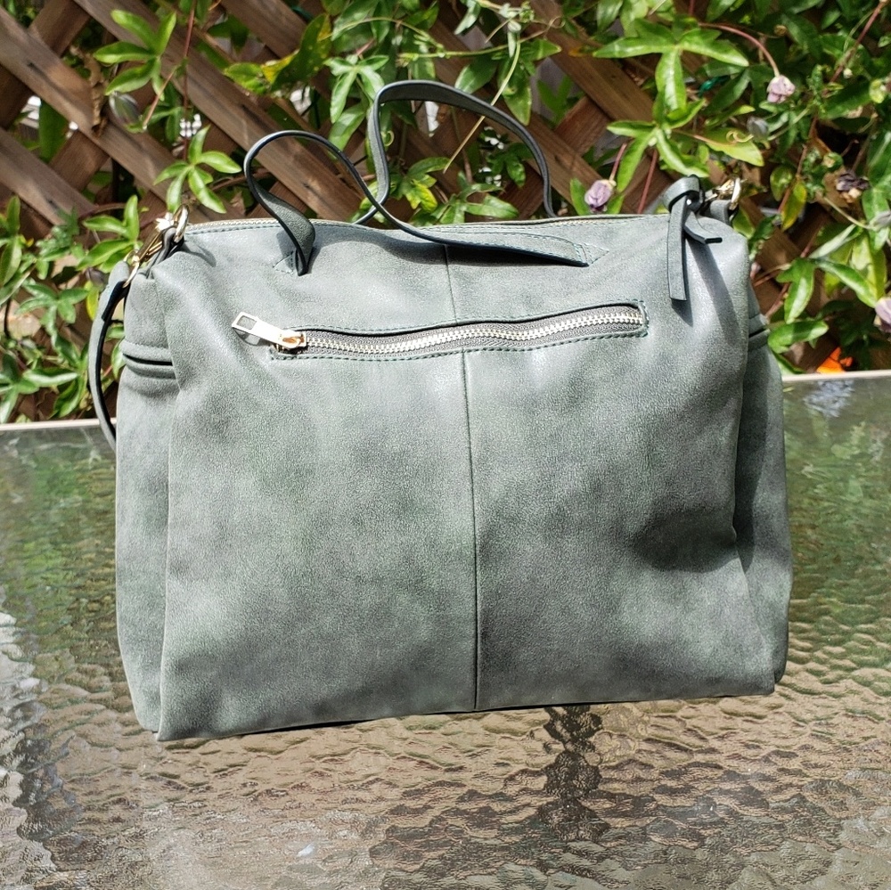 Green Bolish cross body purse
